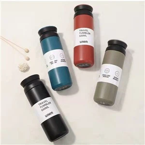 Bouteille de sport isolée en acier inoxydable de 350 ml